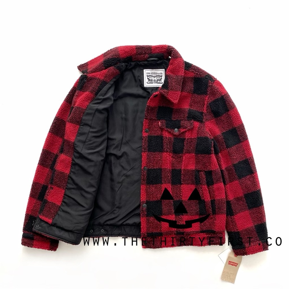 NWT Levi’s Deep Pile Fleece Trucker Jacket - Picture 4 of 6